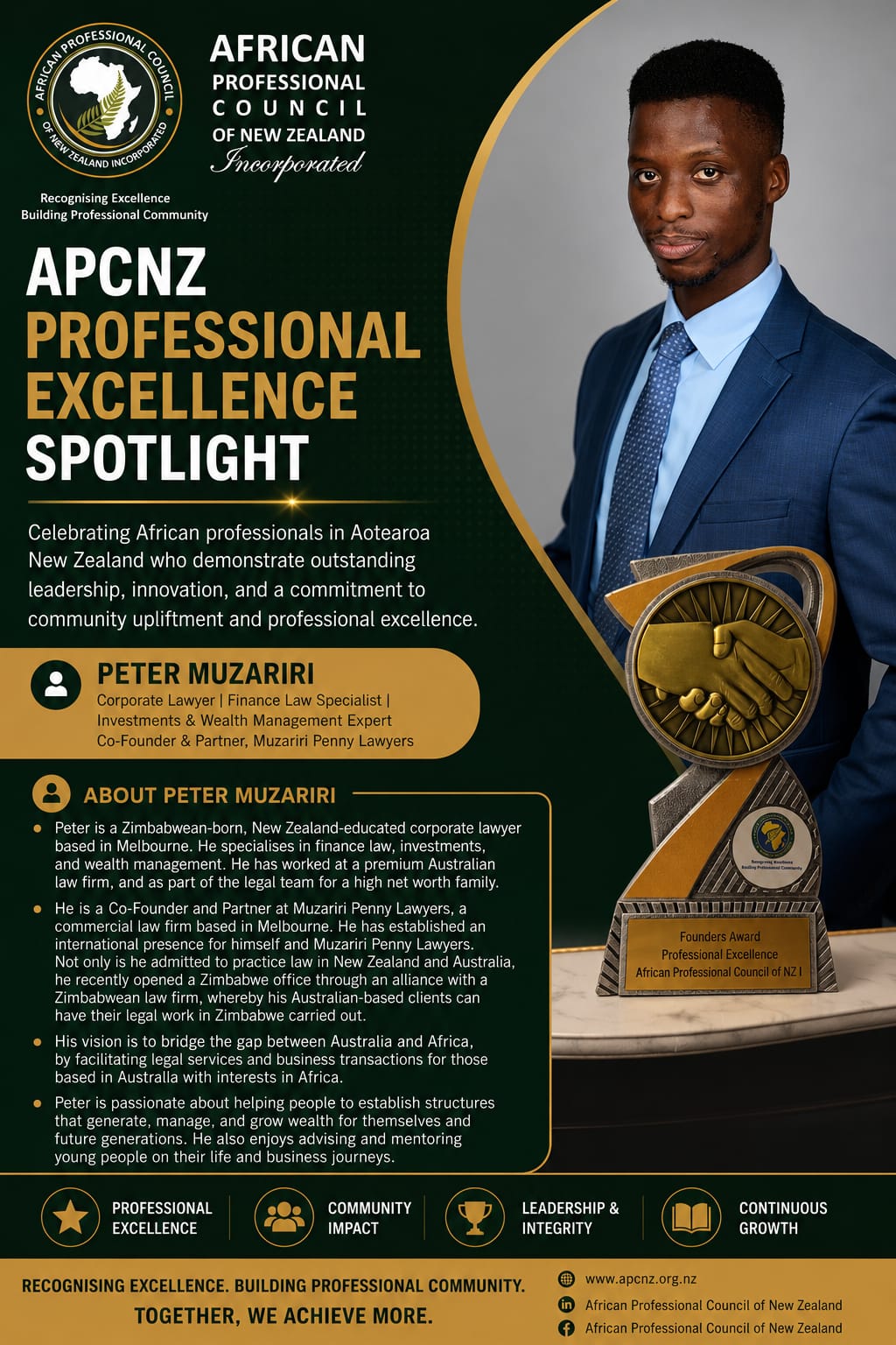APCNZ PROFESSIONAL EXCELLENCE SPOTLIGHT